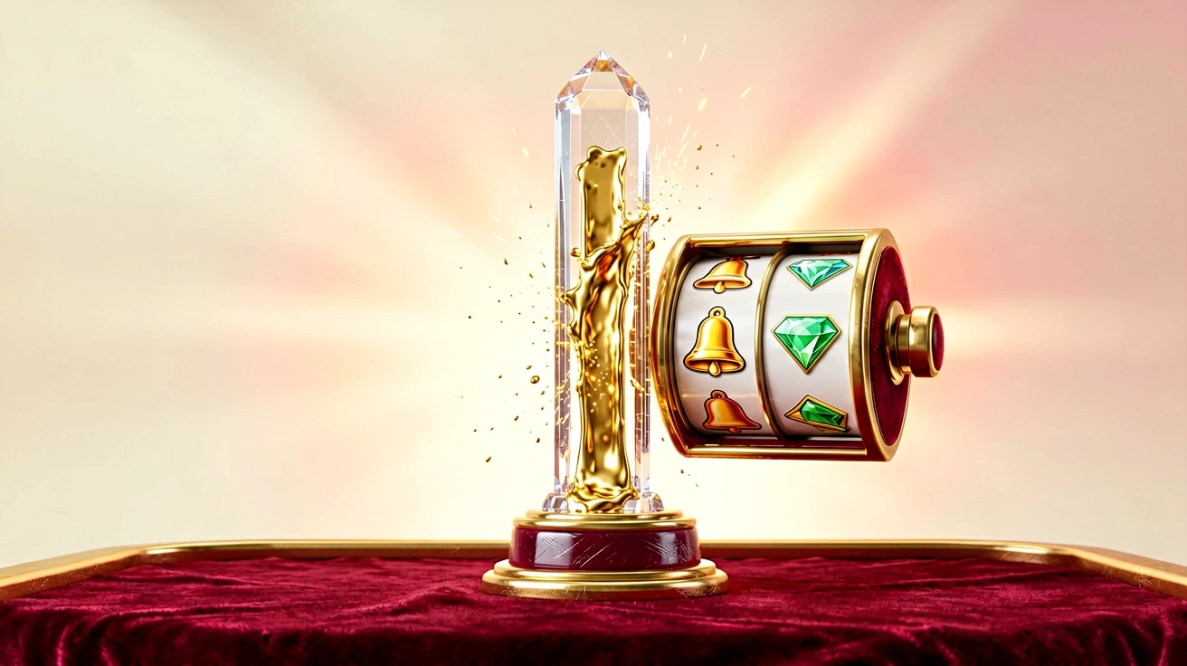 Slot ဂိမ်း၏ Bonus Meter နှင့် Feature Mode အင်တာဖေ့စ်ကို အနီးကပ် ပြသထားသည့်ပုံရိပ်